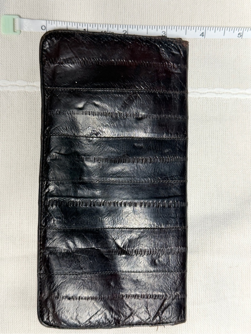 Dark brown EEL skin Wallet